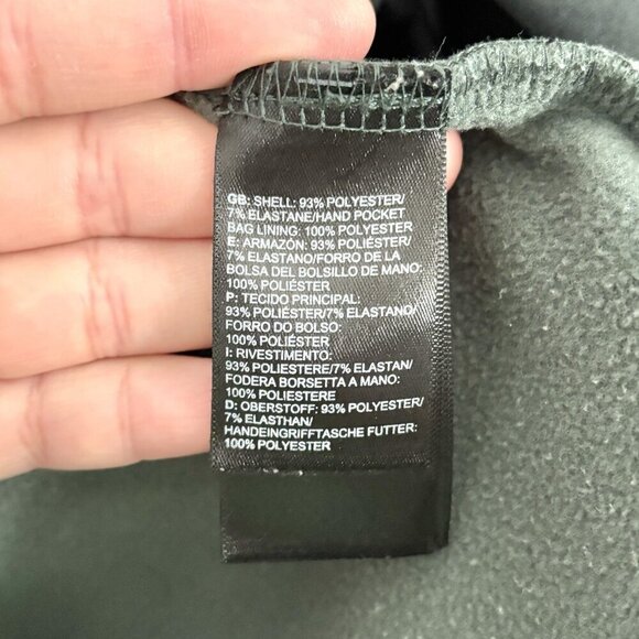 The North Face Green Full Zip Mock Neck Jacket Women’s Size Large - Picture 5 of 7